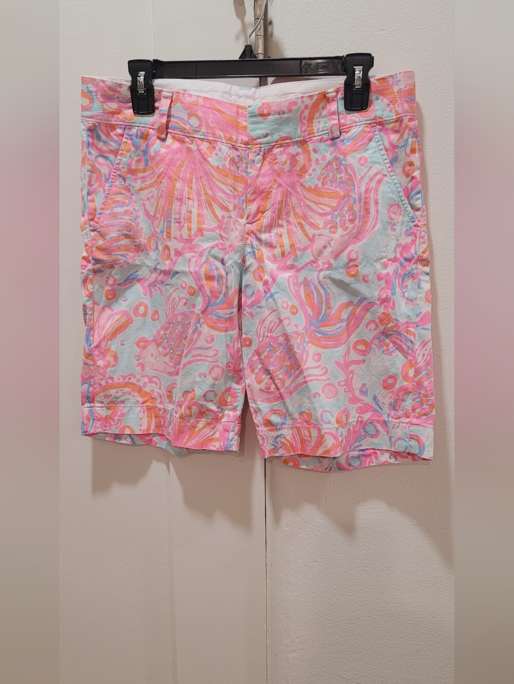 Lilly Pulitzer Pastel Pink, Orange And Blue Shorts
